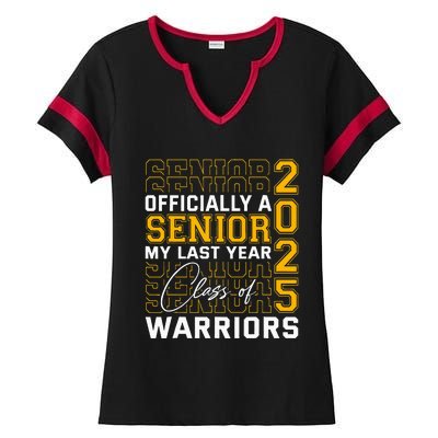 Eastern Wayne Warriors Officially A Senior Class Of 2025 Hs Ladies Halftime Notch Neck Tee