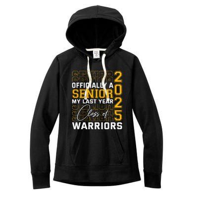 Eastern Wayne Warriors Officially A Senior Class Of 2025 Hs Women's Fleece Hoodie