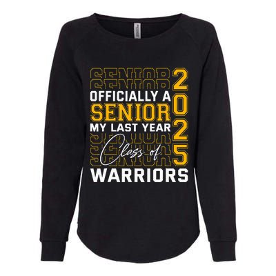 Eastern Wayne Warriors Officially A Senior Class Of 2025 Hs Womens California Wash Sweatshirt