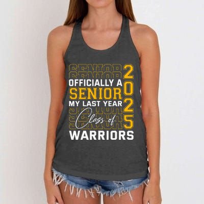 Eastern Wayne Warriors Officially A Senior Class Of 2025 Hs Women's Knotted Racerback Tank