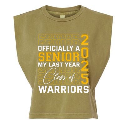 Eastern Wayne Warriors Officially A Senior Class Of 2025 Hs Garment-Dyed Women's Muscle Tee