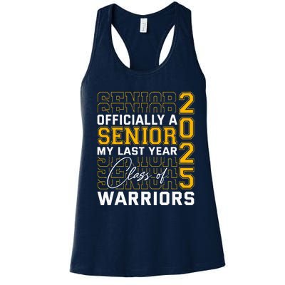 Eastern Wayne Warriors Officially A Senior Class Of 2025 Hs Women's Racerback Tank