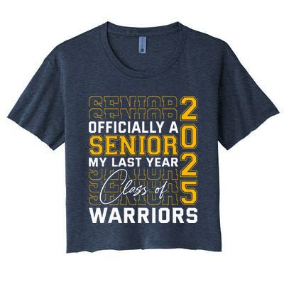 Eastern Wayne Warriors Officially A Senior Class Of 2025 Hs Women's Crop Top Tee