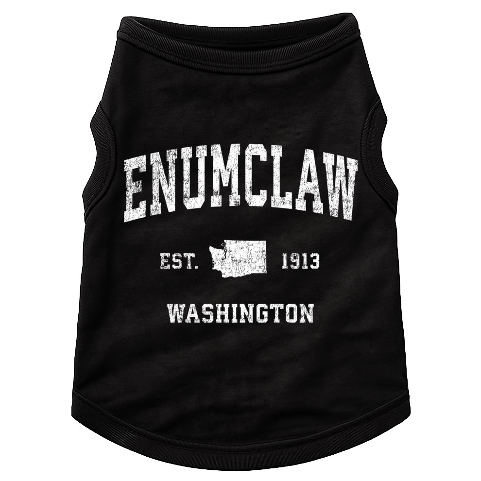 Enumclaw Washington Wa Vintage Sports Doggie Tank