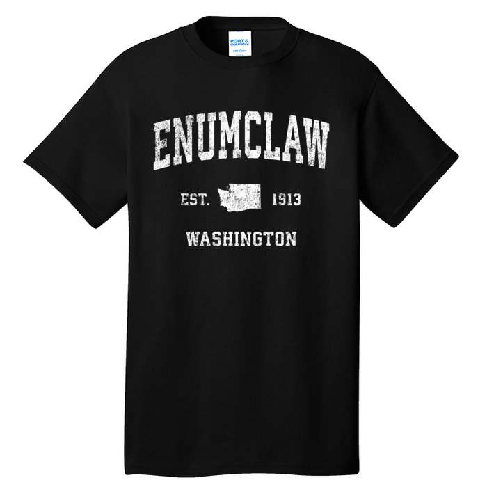 Enumclaw Washington Wa Vintage Sports Tall T-Shirt