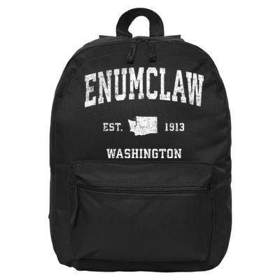 Enumclaw Washington Wa Vintage Sports 16 in Basic Backpack