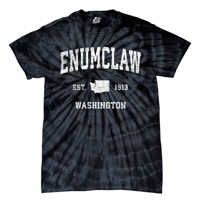 Enumclaw Washington Wa Vintage Sports Tie-Dye T-Shirt