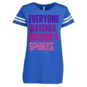 Everyone Watches WomenS Sports Enza Ladies Jersey Football T-Shirt