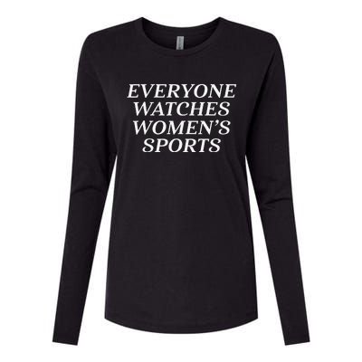 Everyone Watches Women Sports Gift Womens Cotton Relaxed Long Sleeve T-Shirt