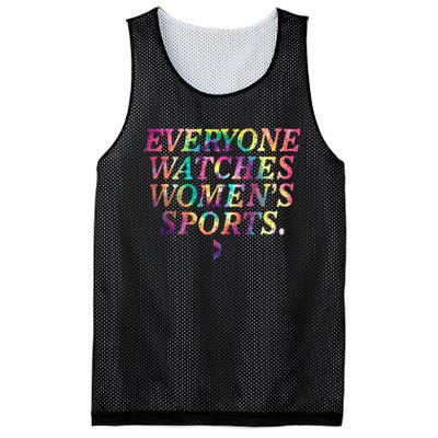 Everyone Watches Women Sports Funny Sports Mesh Reversible Basketball Jersey Tank