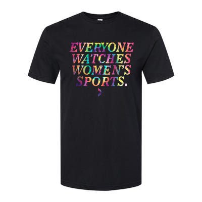 Everyone Watches Women Sports Funny Sports Softstyle CVC T-Shirt