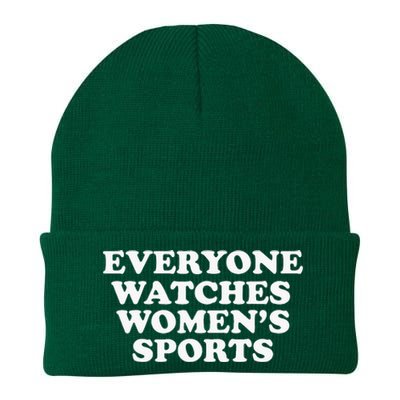 Everyone Watches Women Sports Funny Knit Cap Winter Beanie