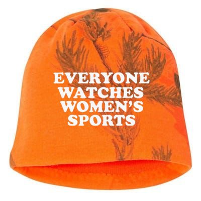 Everyone Watches Women Sports Funny Kati - Camo Knit Beanie