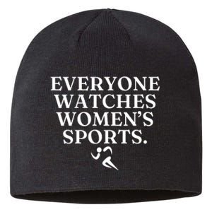 Everyone Watches Women’S Sports Sustainable Beanie