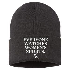 Everyone Watches Women’S Sports Sustainable Knit Beanie