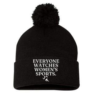 Everyone Watches Women’S Sports Pom Pom 12in Knit Beanie