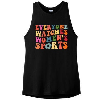 Everyone Watches Women Sports Ladies PosiCharge Tri-Blend Wicking Tank