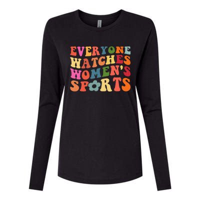 Everyone Watches Women Sports Womens Cotton Relaxed Long Sleeve T-Shirt