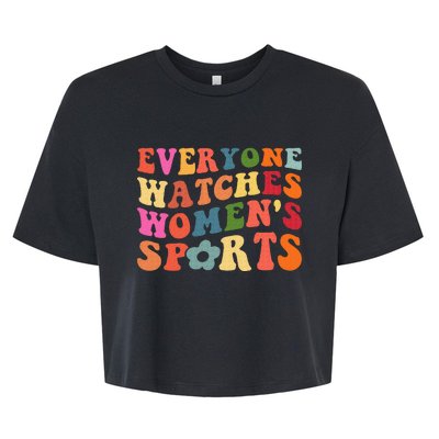 Everyone Watches Women Sports Bella+Canvas Jersey Crop Tee