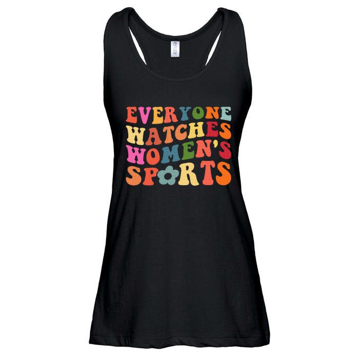 Everyone Watches Women Sports Ladies Essential Flowy Tank