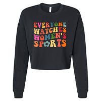 Everyone Watches Women Sports Cropped Pullover Crew