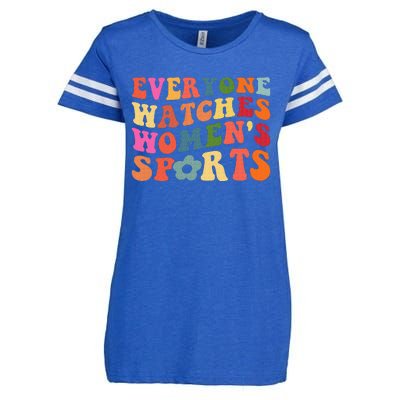 Everyone Watches Women Sports Enza Ladies Jersey Football T-Shirt