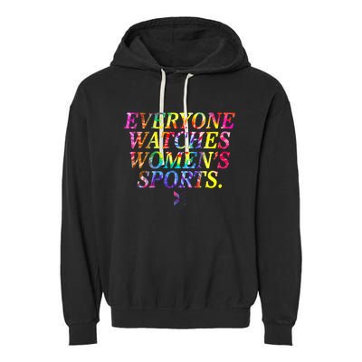 Everyone Watches Women Sports Garment-Dyed Fleece Hoodie