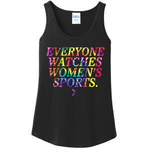 Everyone Watches Women Sports Ladies Essential Tank