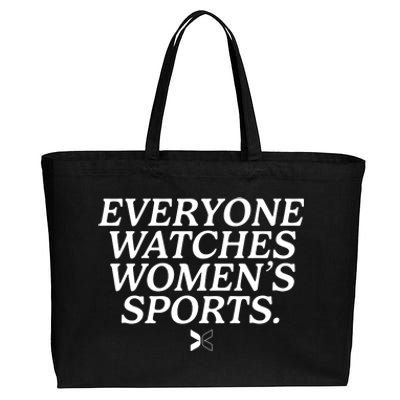 Everyone Watches Womens Sports Cotton Canvas Jumbo Tote