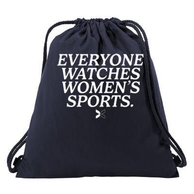 Everyone Watches Womens Sports Drawstring Bag