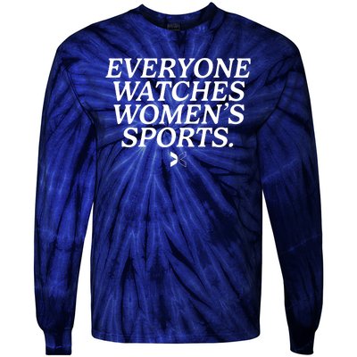 Everyone Watches Womens Sports Tie-Dye Long Sleeve Shirt