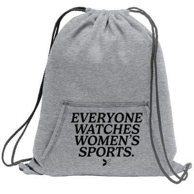 Everyone Watches Womens Sports Sweatshirt Cinch Pack Bag