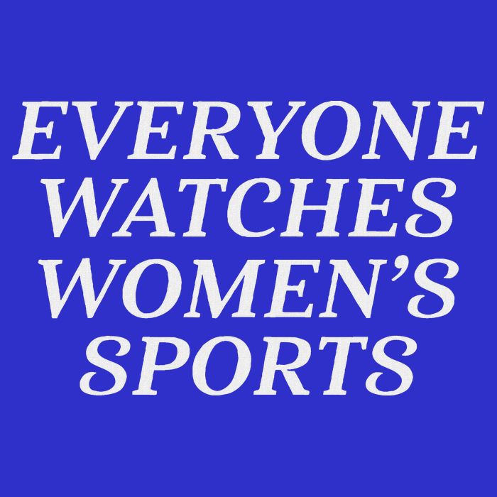 Everyone Watches Women's Sports  Zip Tote Bag