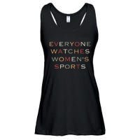 Everyone Watches Women Sports Ladies Essential Flowy Tank