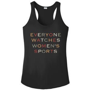 Everyone Watches Women Sports Ladies PosiCharge Competitor Racerback Tank