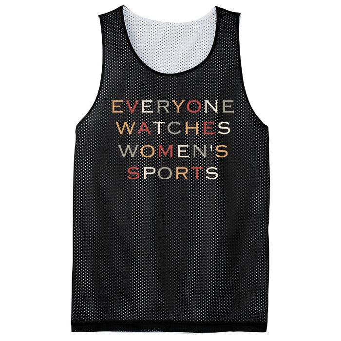 Everyone Watches Women Sports Mesh Reversible Basketball Jersey Tank