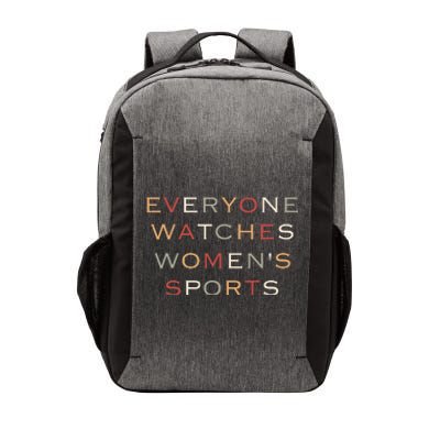 Everyone Watches Women Sports Vector Backpack