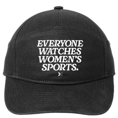 Everyone Watches Women Sports 7-Panel Snapback Hat