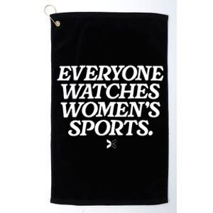 Everyone Watches Women Sports Platinum Collection Golf Towel