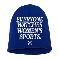 Everyone Watches Wo Sports Short Acrylic Beanie