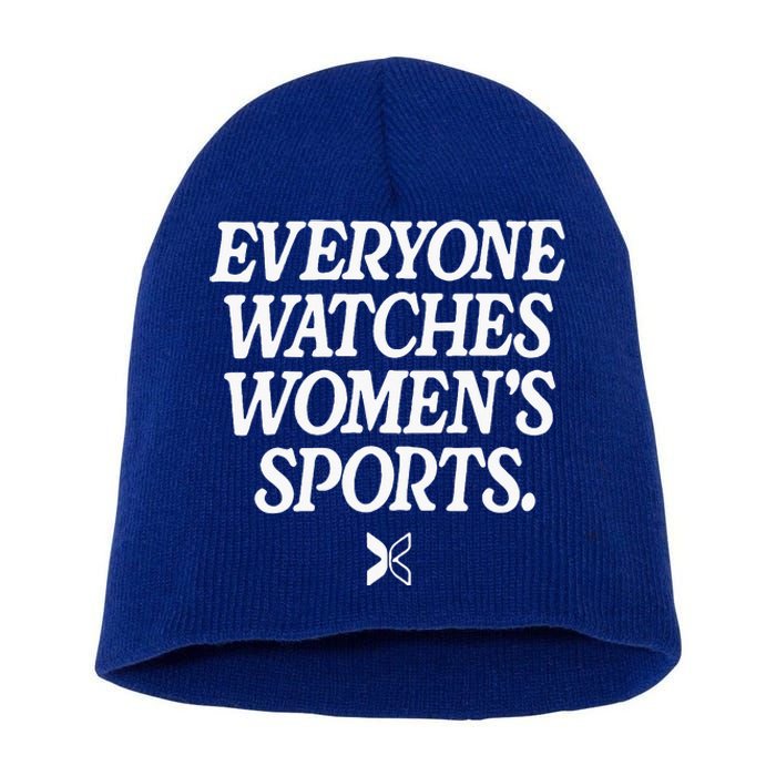 Everyone Watches Wo Sports Short Acrylic Beanie