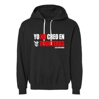 Ellison Wear Yo No Creo En Fronteras Garment-Dyed Fleece Hoodie