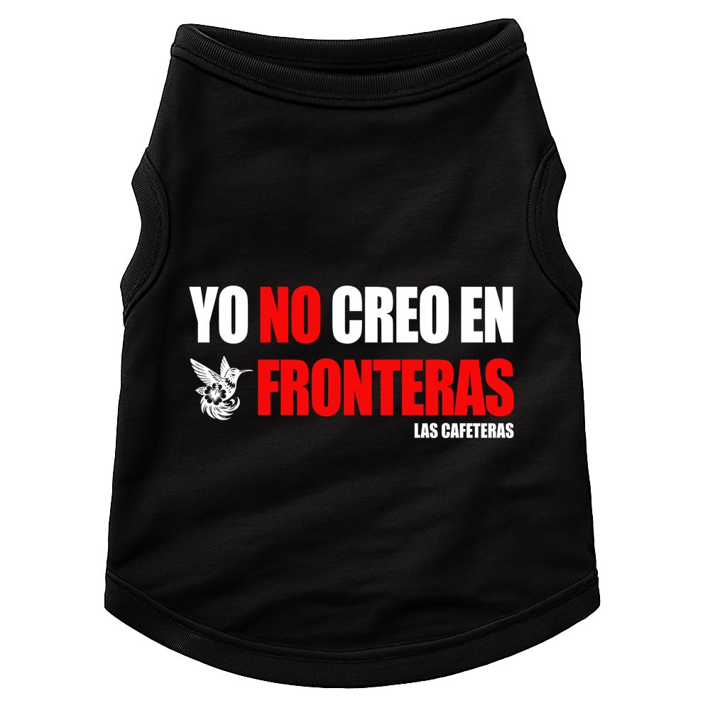 Ellison Wear Yo No Creo En Fronteras Doggie Tank