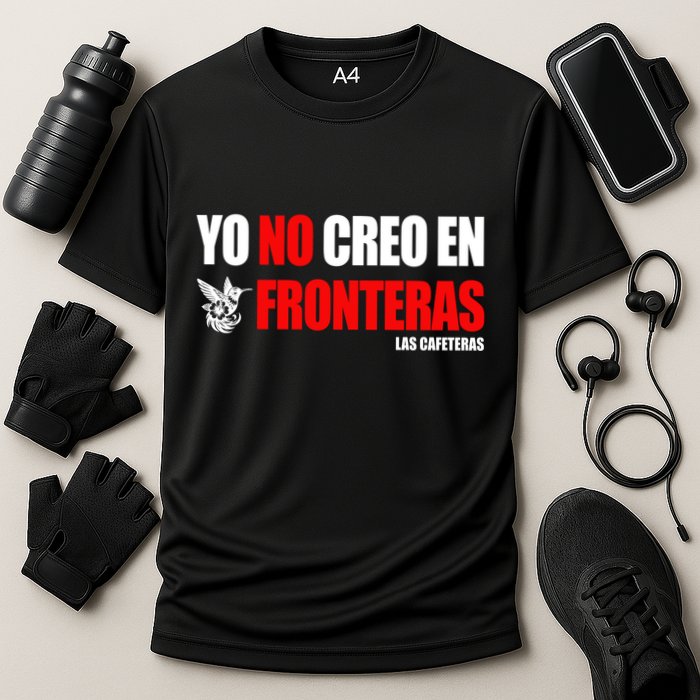 Ellison Wear Yo No Creo En Fronteras Cooling Performance Crew T-Shirt