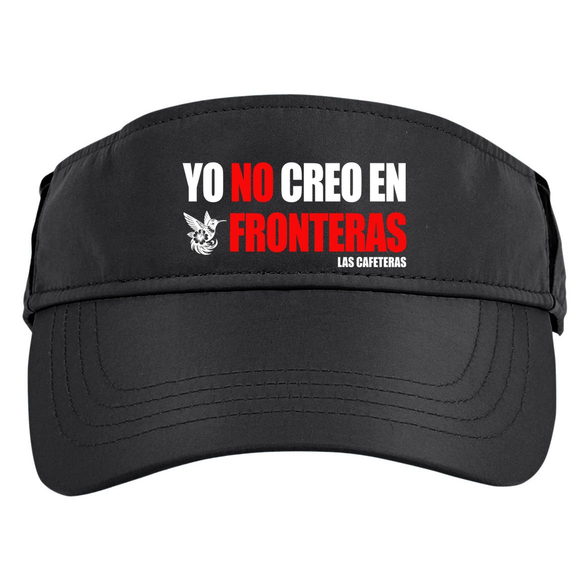 Ellison Wear Yo No Creo En Fronteras Adult Drive Performance Visor