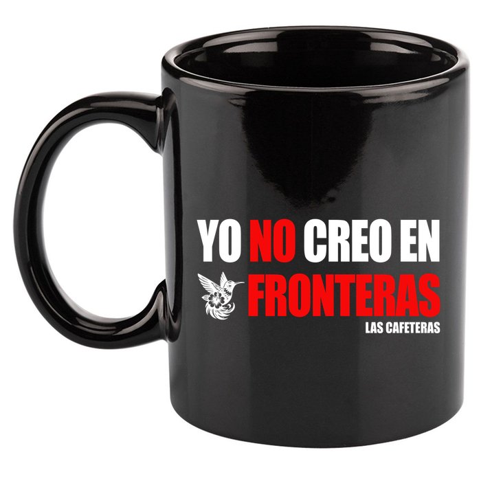 Ellison Wear Yo No Creo En Fronteras 11oz C Handle Ceramic Mug