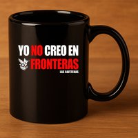 Ellison Wear Yo No Creo En Fronteras 11oz C Handle Ceramic Mug