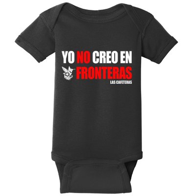 Ellison Wear Yo No Creo En Fronteras Baby Bodysuit