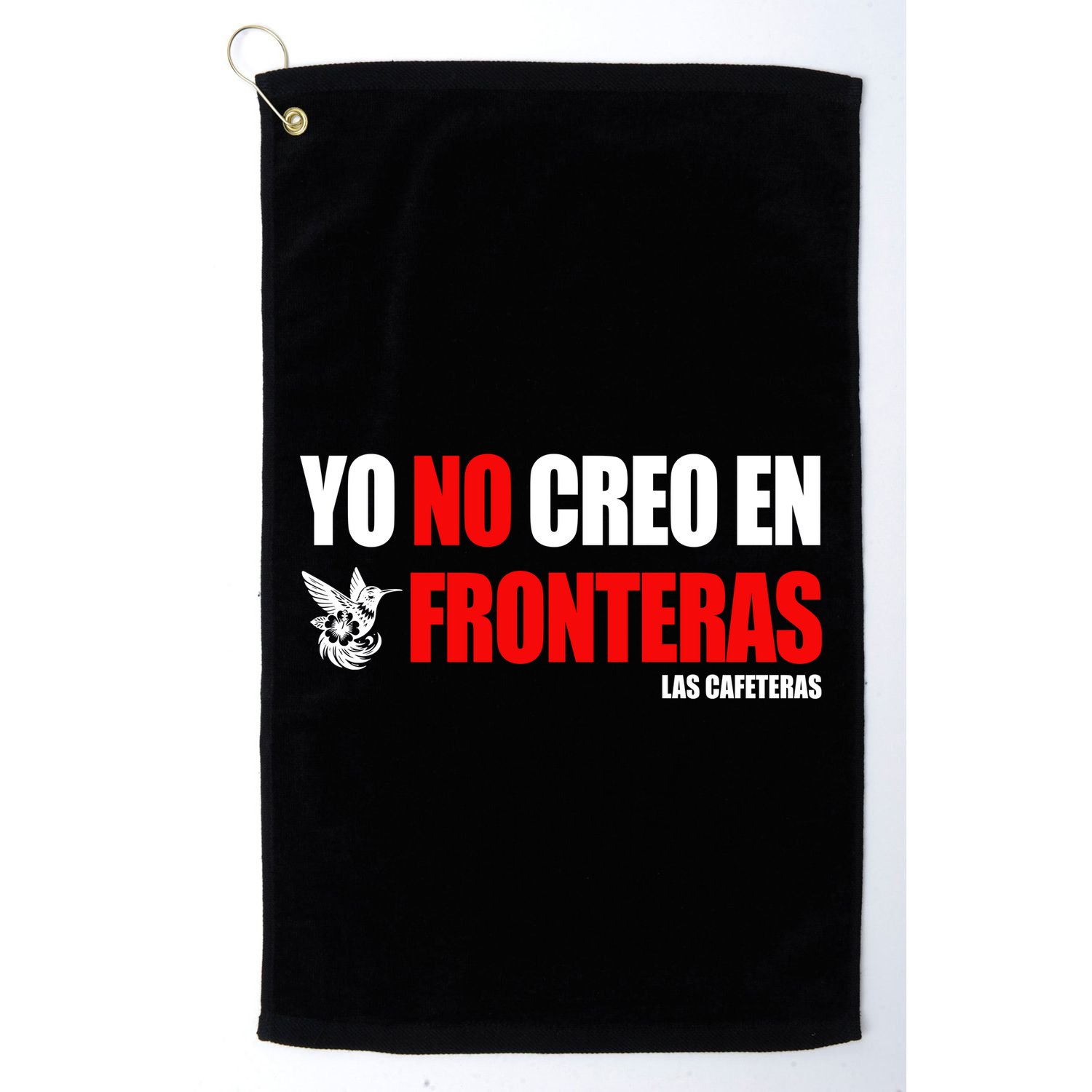 Ellison Wear Yo No Creo En Fronteras Golf Towel