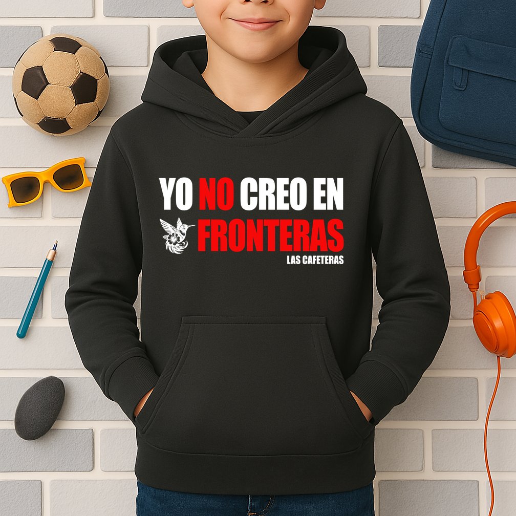 Ellison Wear Yo No Creo En Fronteras Kids Hoodie